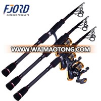 FJORD Hot sales 1.8m to 3.6m casting telescopic fishing sea carbon tele rod